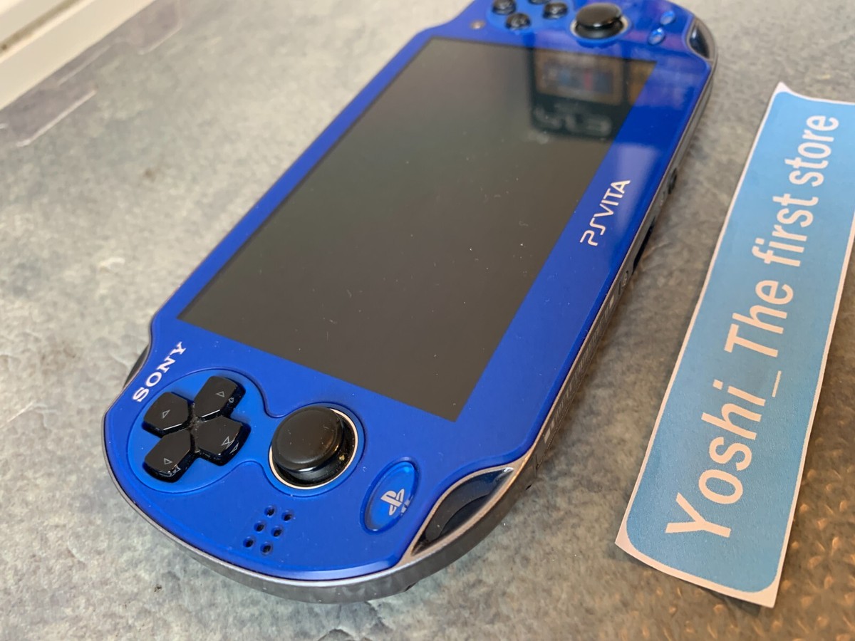 SONY PlayStation PS Vita PCH-1000 ZA04 Sapphire Blue Wi-Fi Boxed