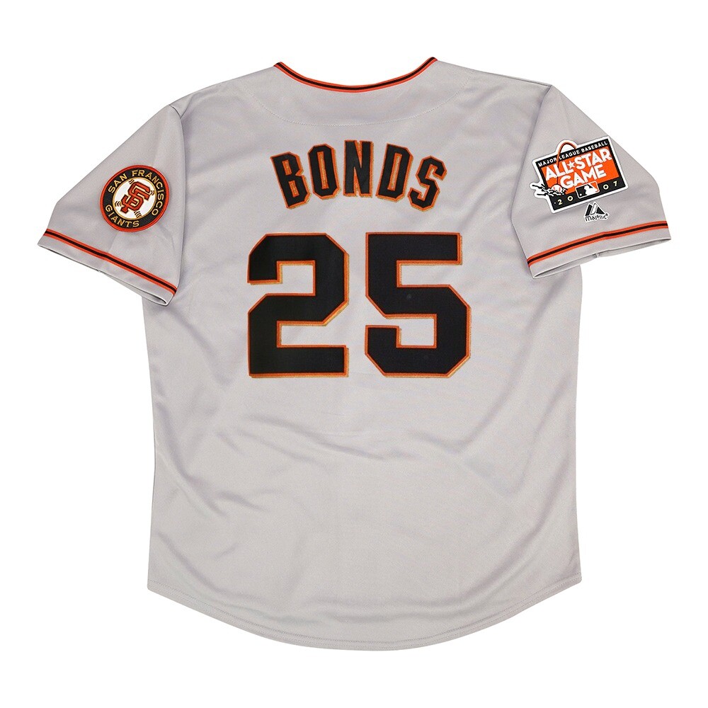 Barry Bonds San Francisco Giants 2007 All Star Grey Away Jersey