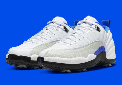 Nike Air Jordan 12 G Golf NRG P22 Laser White Game Royal DM9015