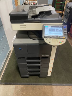Konica Minolta Bizhub 363 Laser Mono Printer Scanner Copier A3