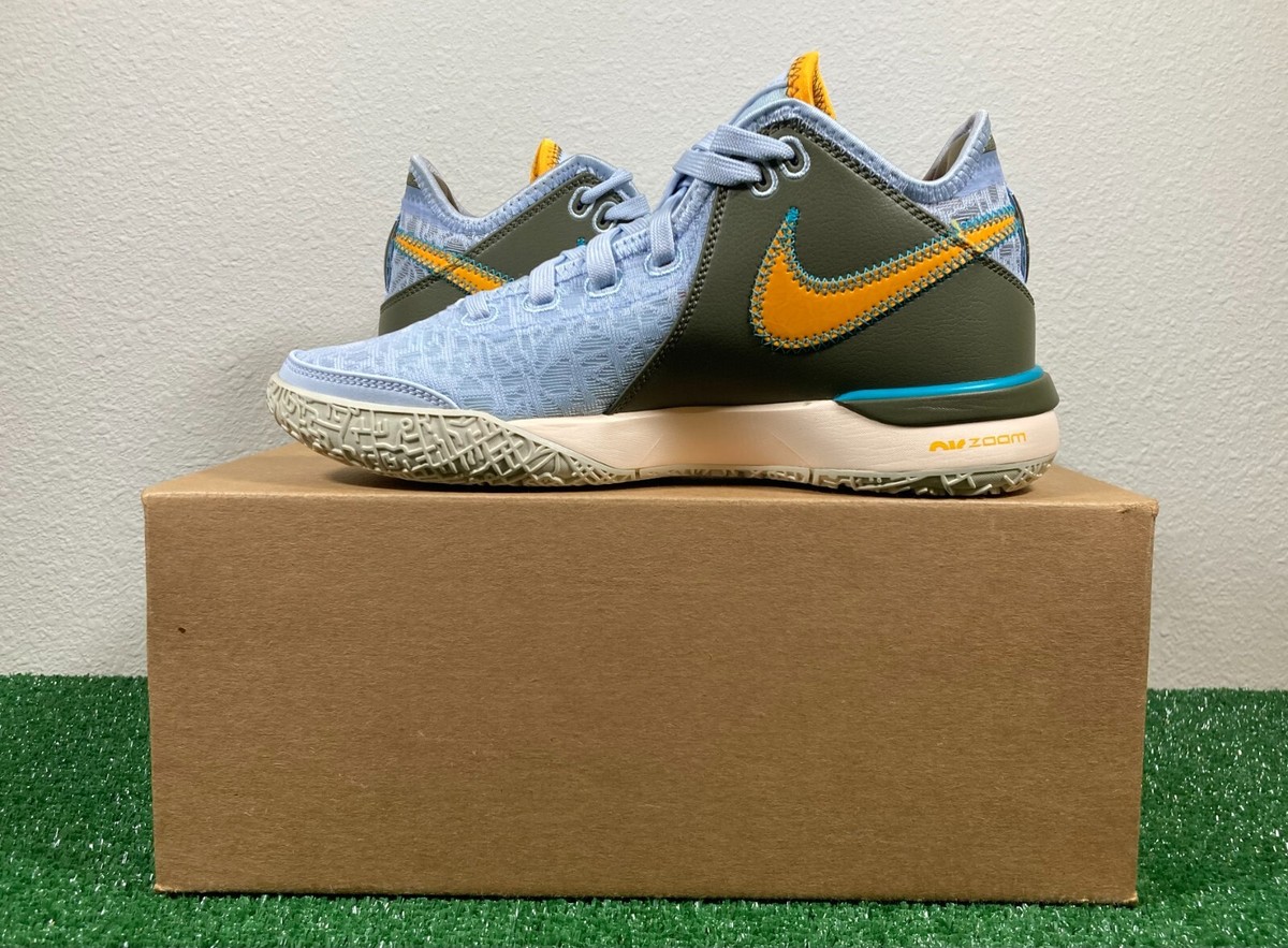 5.5 Men/7 Women- Nike Zoom Lebron NXXT GEN UNC Blue Tint