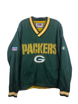 Green Bay Packers VTG 90s Champion NFL Pro Line Reversible Jacket