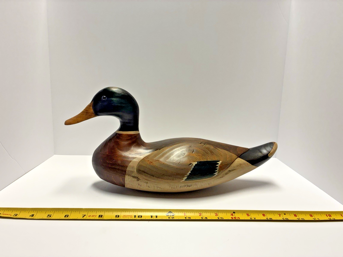 Tom Taber（トム・タバー:アメリカ彫刻家）カモの木彫デコイ Tom Taber