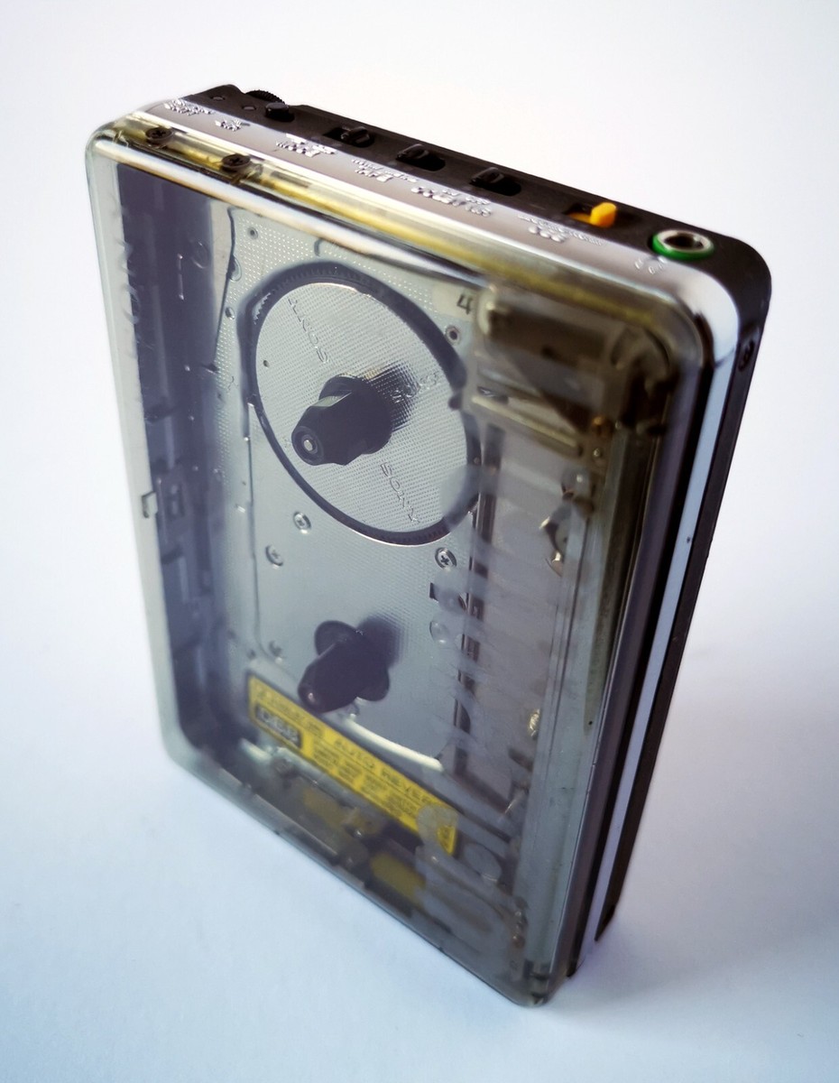 RAREST 1988 SONY WM-504 SKELETON WALKMAN JAPANESE IMPORT WORKING