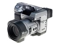 Sony Mavica MVC-FD91 0.8MP Digital Camera - Black & Metallic