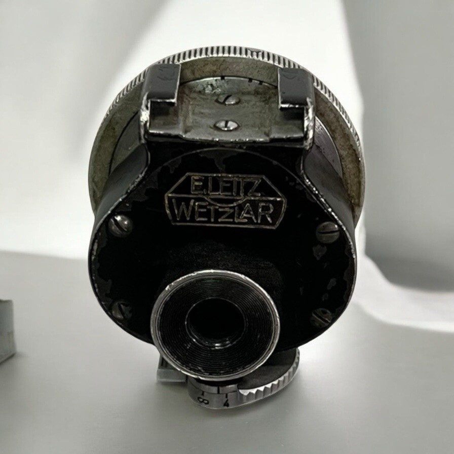 E.LEITZ WETZLAR BLACK UNIVERSAL VIEW FINDER For LEICA RANGEFINDER