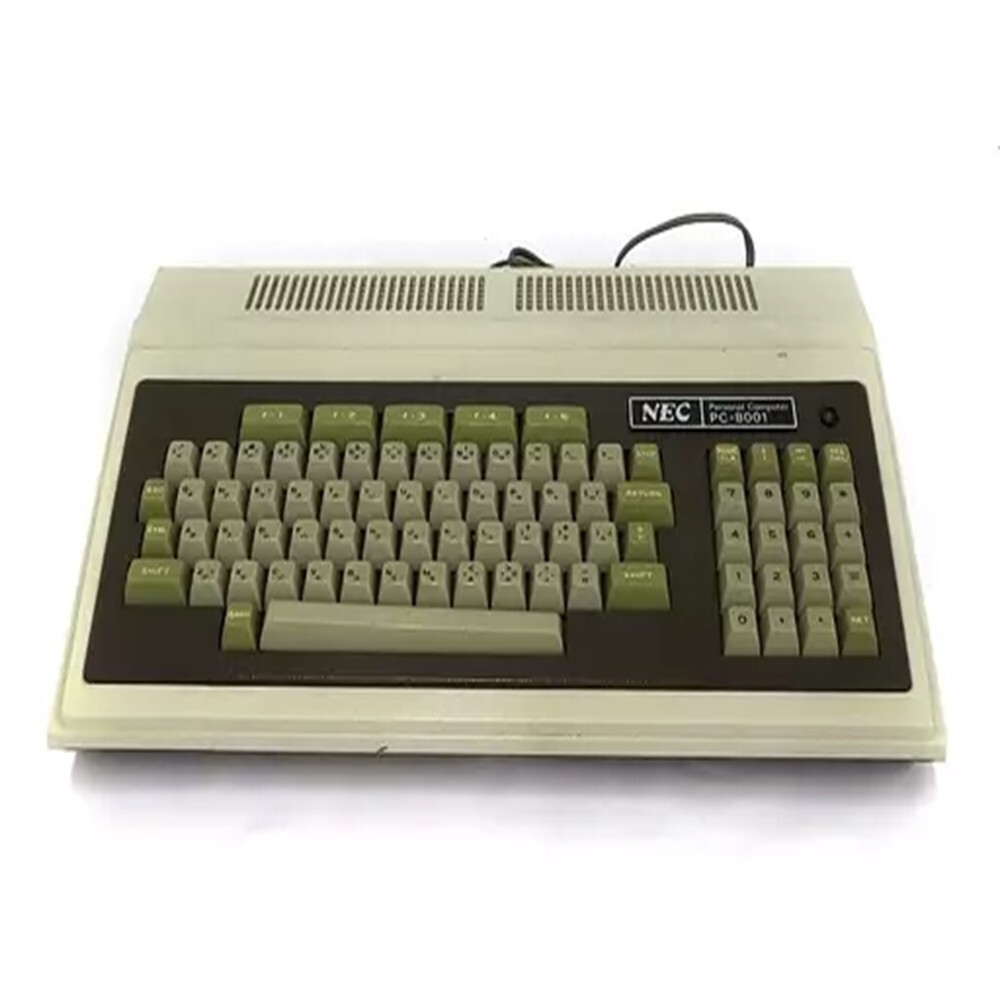 NEC PC-8001 Personal Computer Keyboard Vintage Retro PC Power
