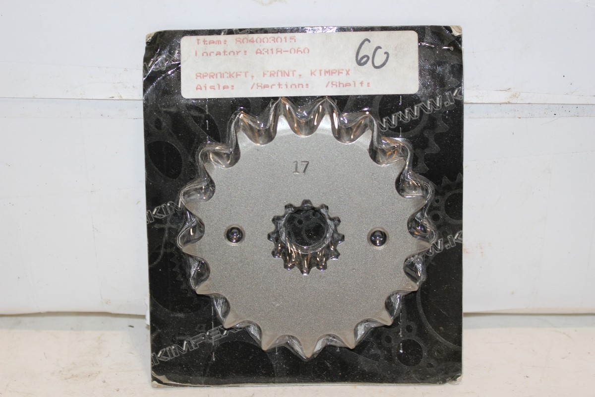 1984 KAWASAKI ZX900 NINJA KIMPEX 003364 FRONT SPROCKET 17 X 530