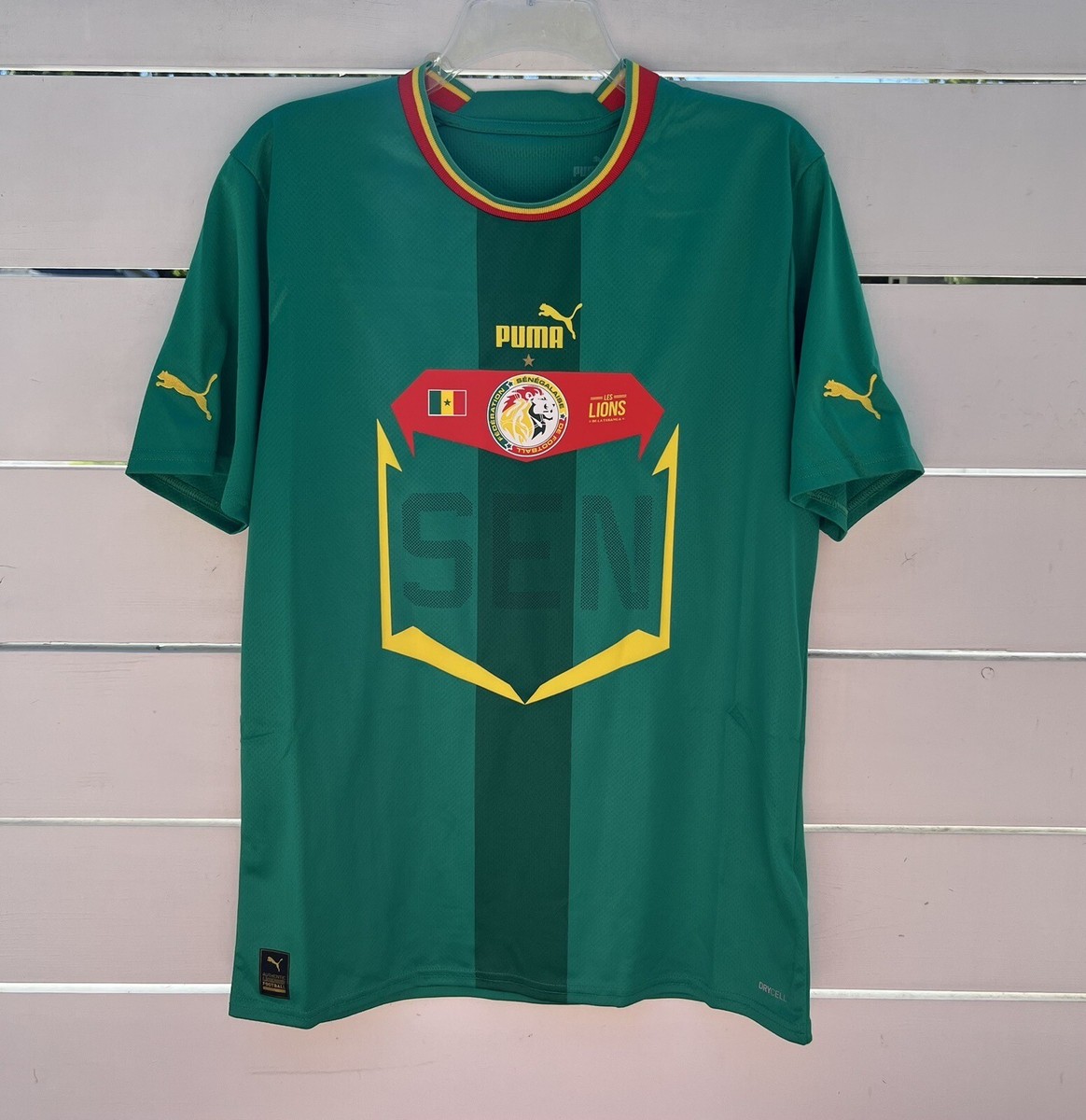 Puma Senegal Away Soccer Jersey Men's Size Medium | eBay