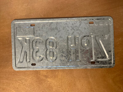 1990s Texas License Plate # ZPH-83K New Old Stock | eBay