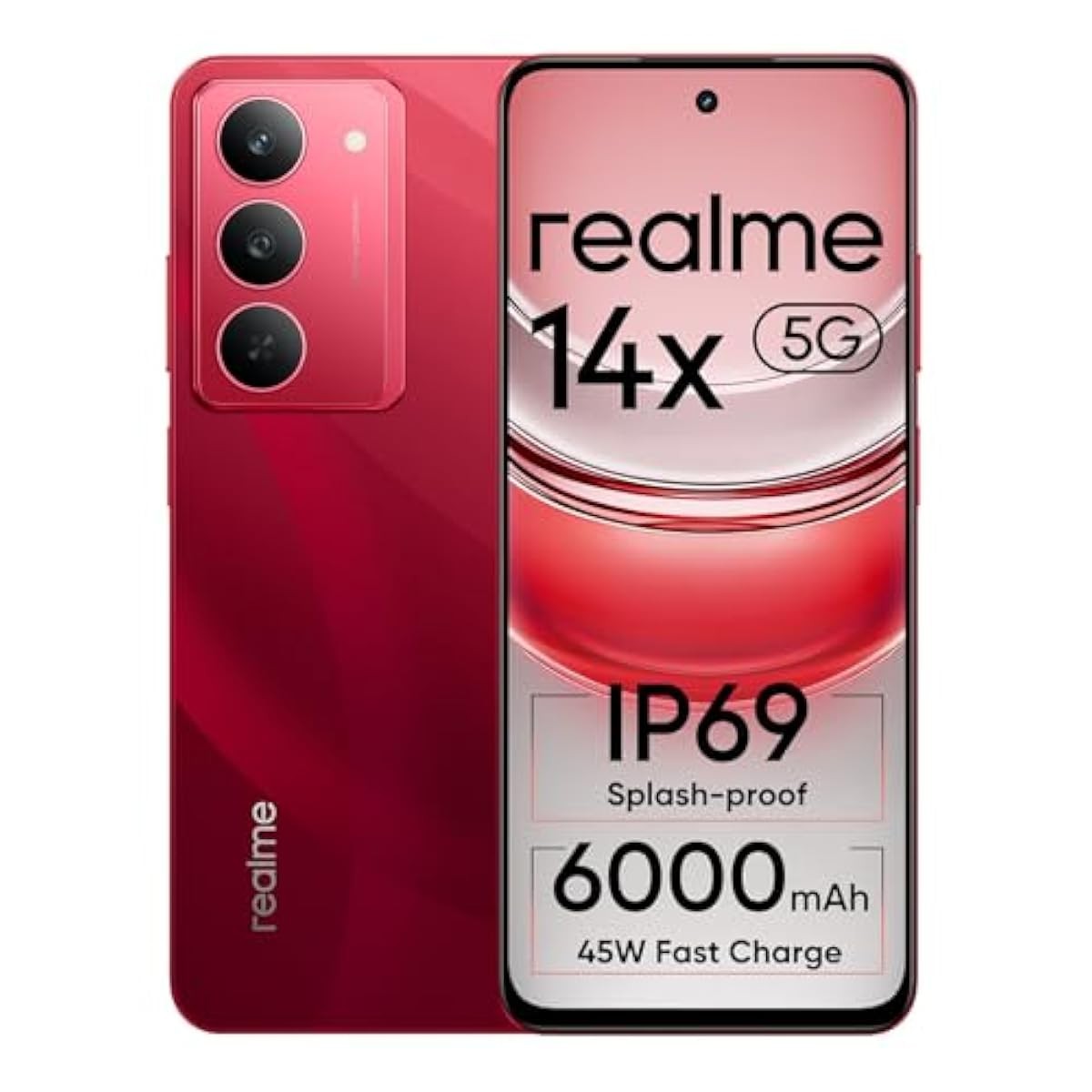 realme 14x 5G Smartphone 8+128GB, 6.67-inch Screen, 120Hz Display