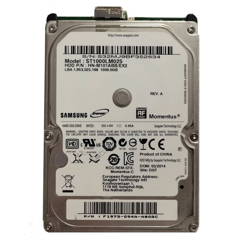 Samsung 1TB ST1000LM025 2.5
