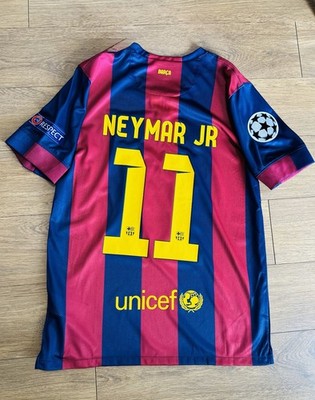 Neymar Jr Jersey #11 Barcelona UEFA Final Soccer Jersey | eBay