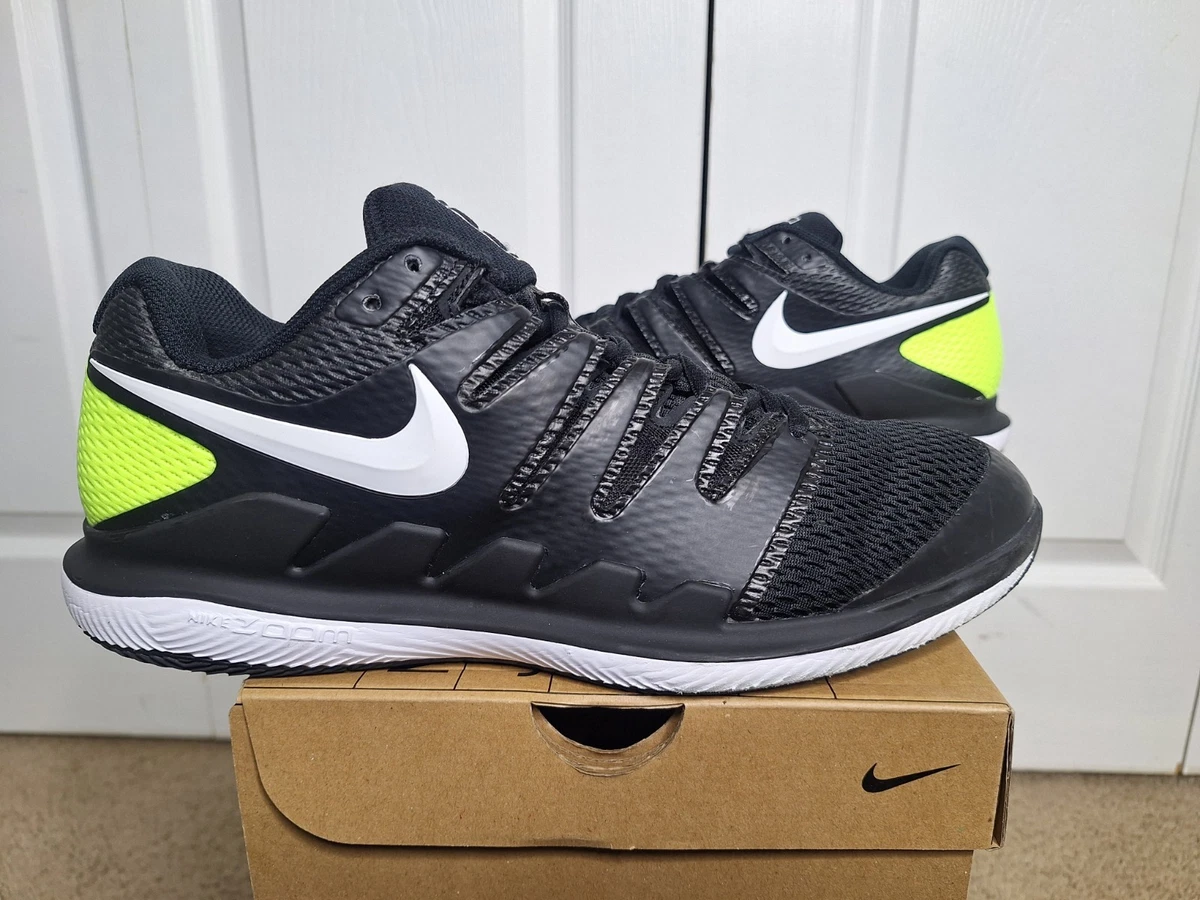 Nike Court Air Zoom Vapor X HC Black Volt for Sale | Authenticity