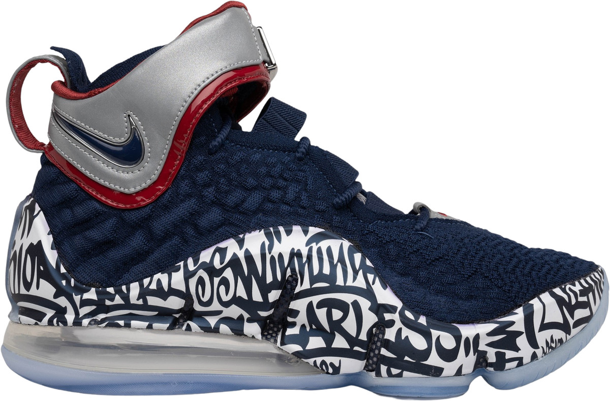 Nike LeBron 17 LeBron 4 Cold Blue Graffiti for Sale | Authenticity