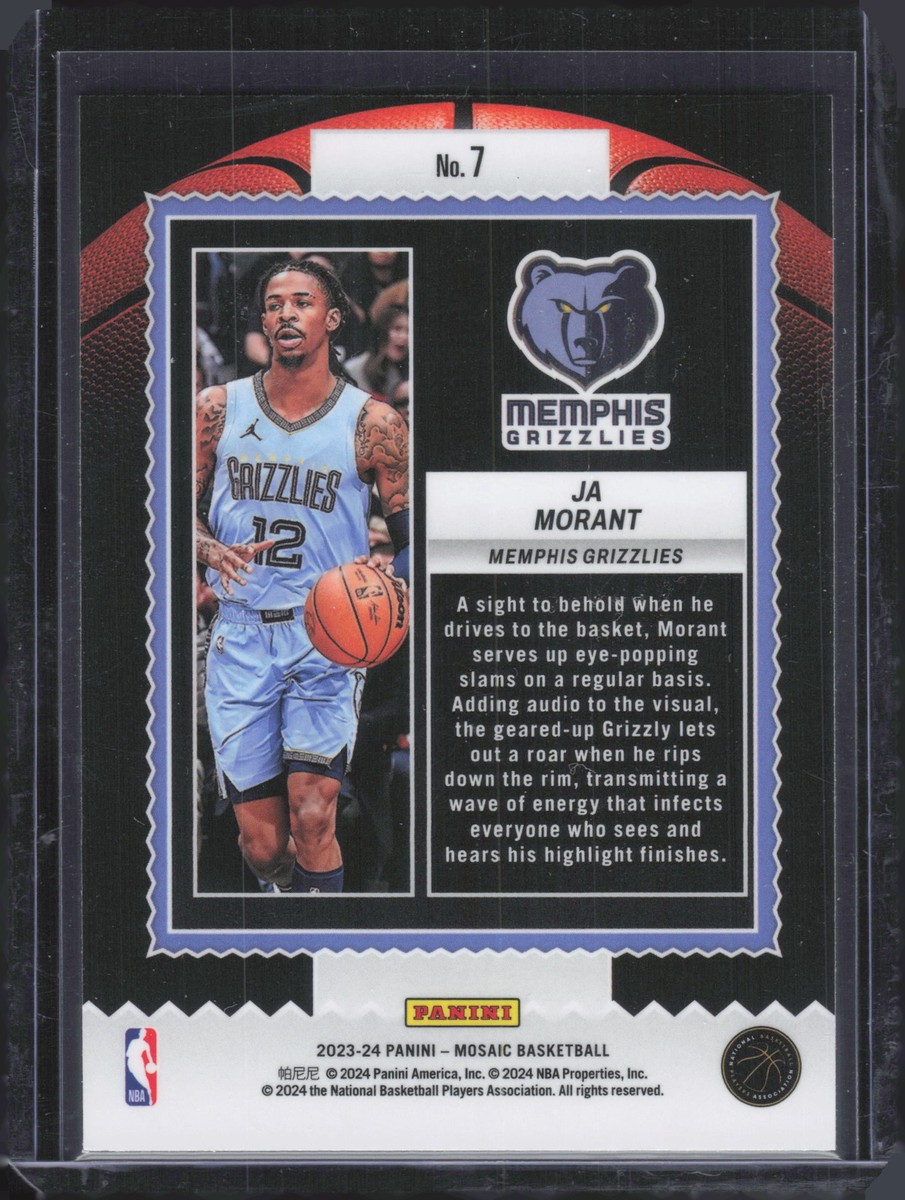 2023-24 Panini Mosaic Jam Masters #7 Ja Morant | eBay