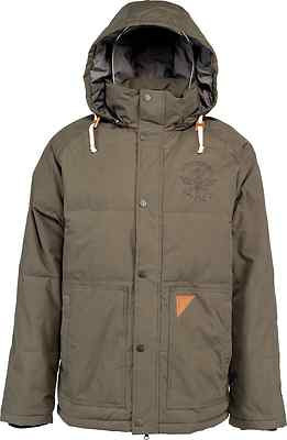 MENS L1 PREMIUM GOODS ELLIS SNOW JACKET $270 L Military Green USED