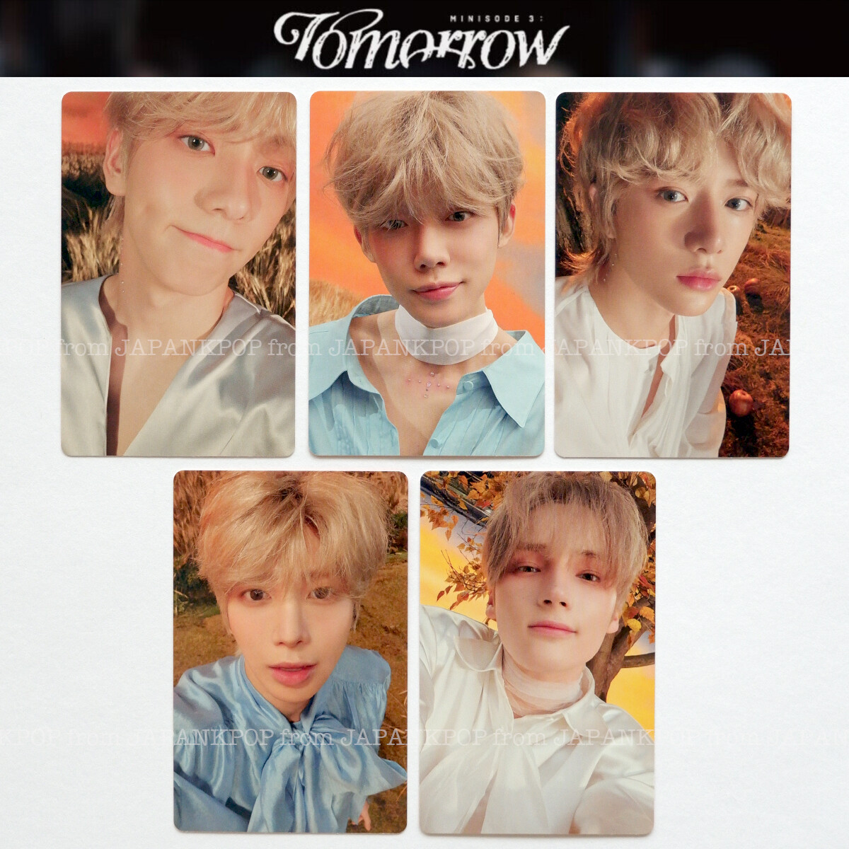 TXT MINISODE 3 : TOMORROW ALBUM Light ver. Photocard Yeonjun