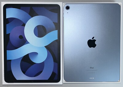 Apple iPad Air 4th Generation, 64GB, Wi-Fi + Cellular- Sky Blue +