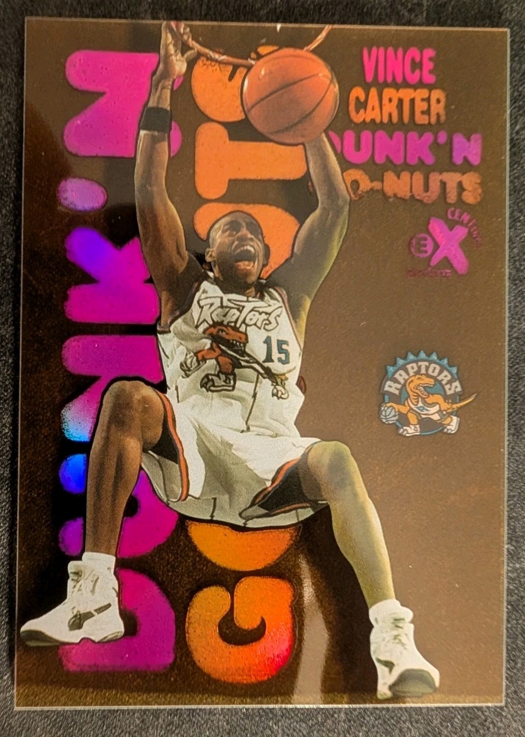 Vince Carter 1998 Skybox E-X Century #12DG Dunk 'N Go-Nuts Price