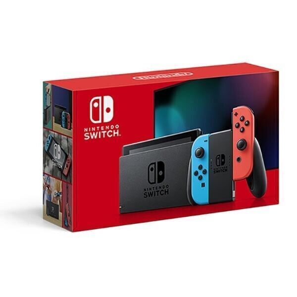 Nintendo Switch 32GB Handheld Console - Neon Red/Neon Blue for