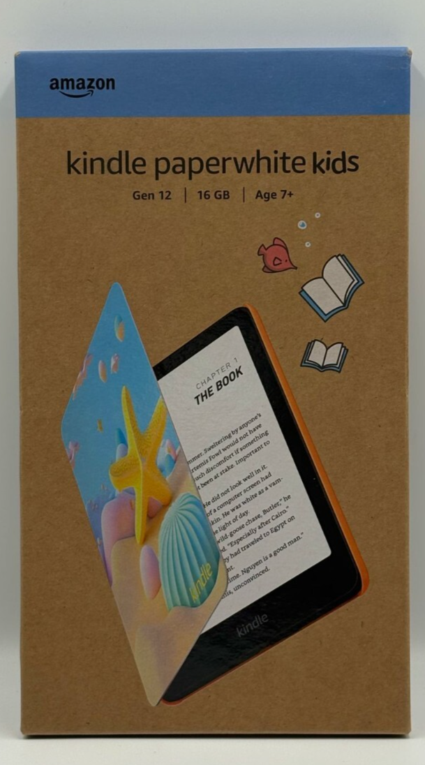 New Amazon Kindle Paperwhite Kids 12th Gen 16GB Black N4432