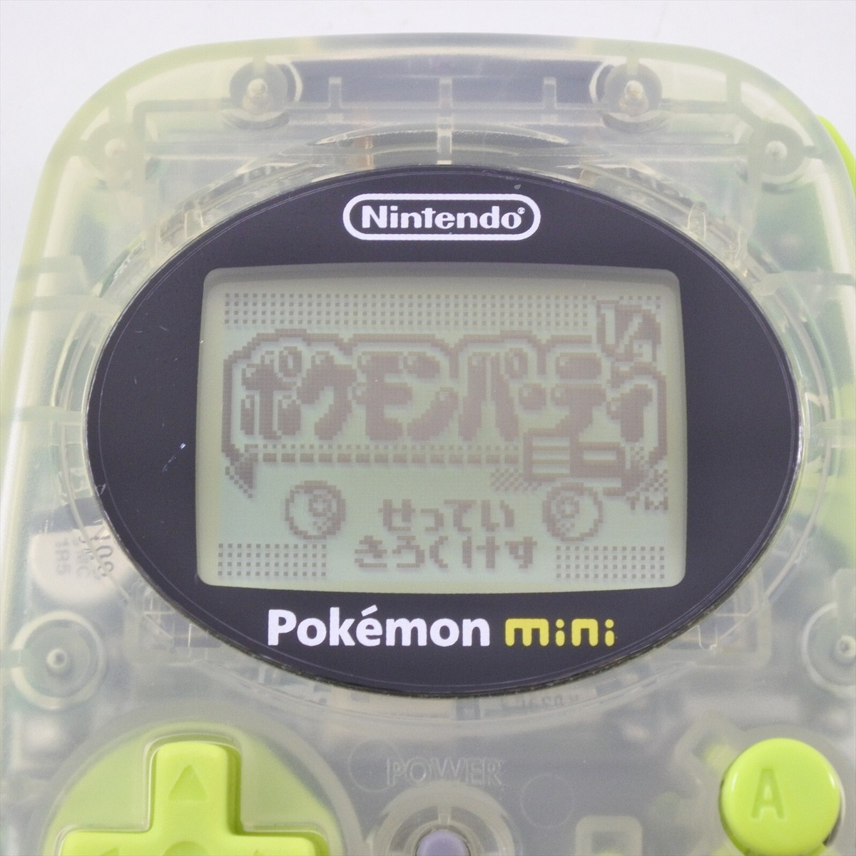 Pokemon Mini CHIKORITA GREEN Console MIN-001 Boxed Nintendo Rare