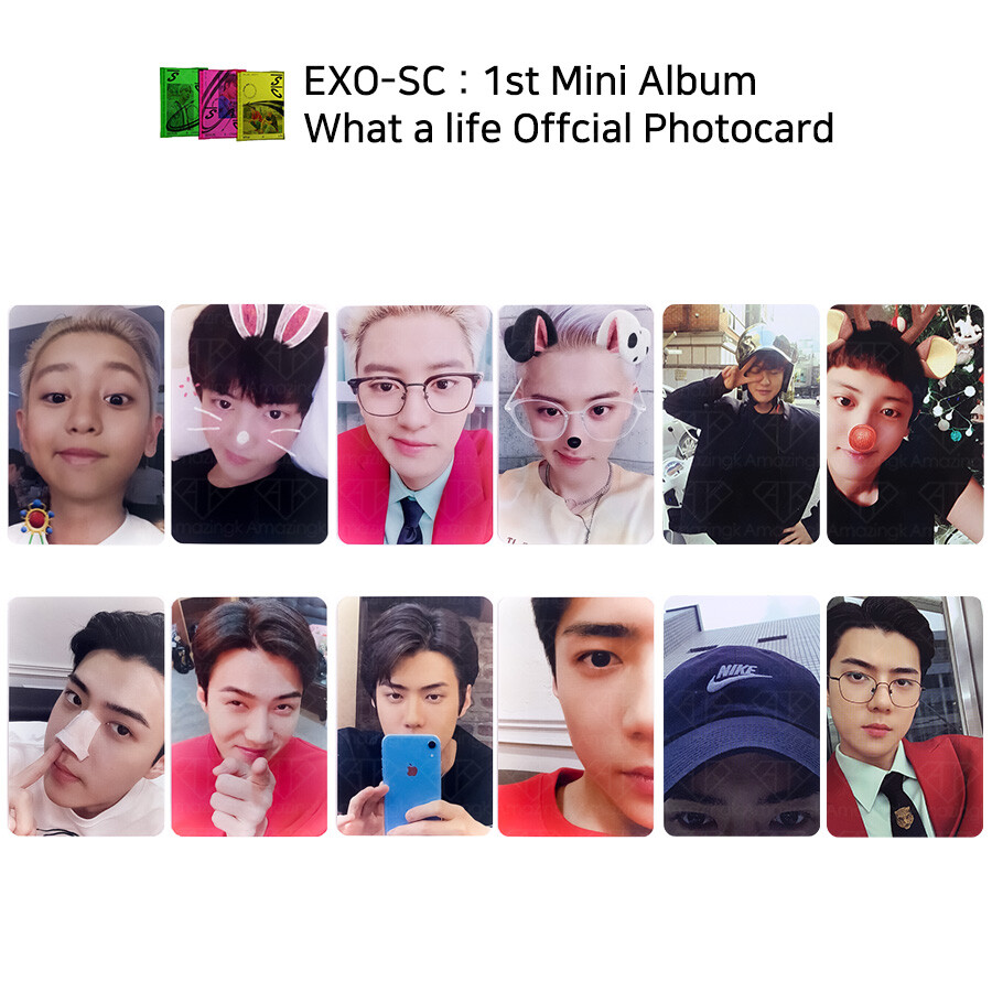 EXO SC SEHUN CHANYEOL 1st mini album What a life Official