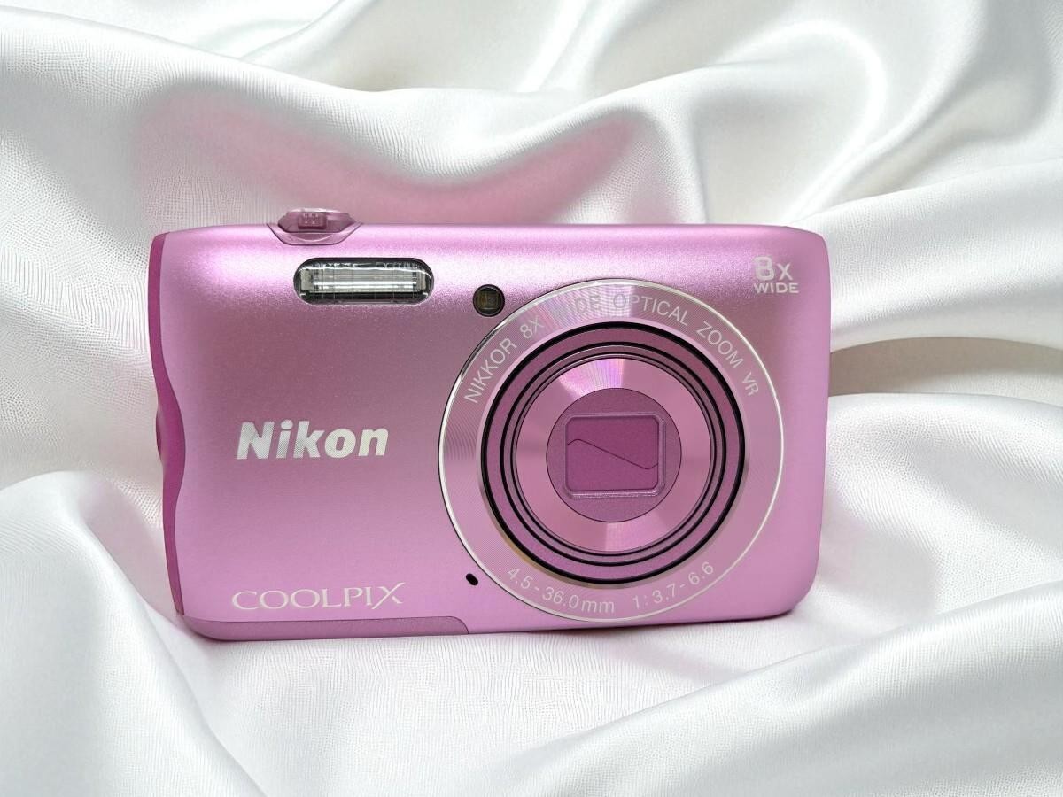 Mint] Nikon COOLPIX A300 Pink 20.0MP Digital Camera w/Battery