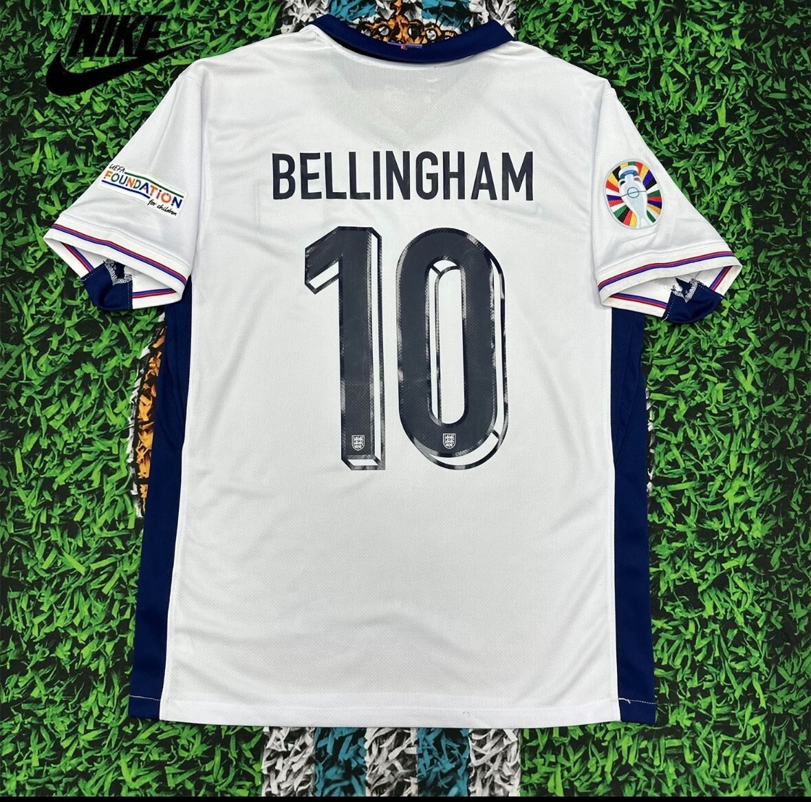 Jude Bellingham #10 England Euro 2024 Jersey / Nike Original Sz XL