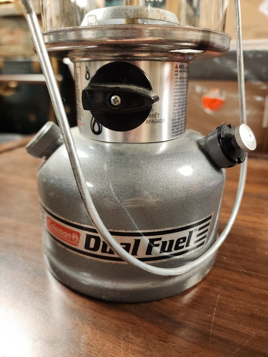 VINTAGE Coleman Dual Fuel 285A700 Gas Camp Camping Lantern | eBay