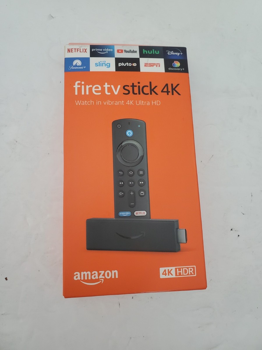 NIB Amazon Fire8964 TV Stick 4K Streaming w/Alexa Voice Remote 3rd
