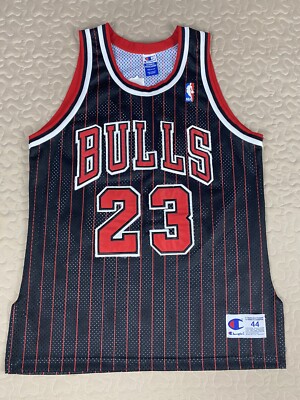 Michael Jordan Chicago Bulls Champion Authentic Jersey Sz 44 L
