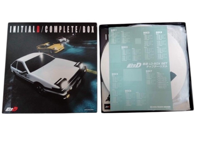 INITIAL D Laserdisc COMPLETE BOX 7LD set Japanese anime With