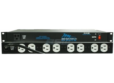 Middle Atlantic PD-915R 115 Volts Rackmount Power Strip 9 Outlet