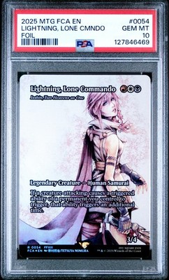 2025 MTG Final Fantasy LIGHTNING, LONE COMMANDO * Through The Ages
