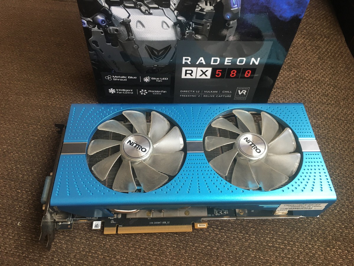 Sapphire Nitro + RX 580 RX580 8GB Special Edition Graphics Video