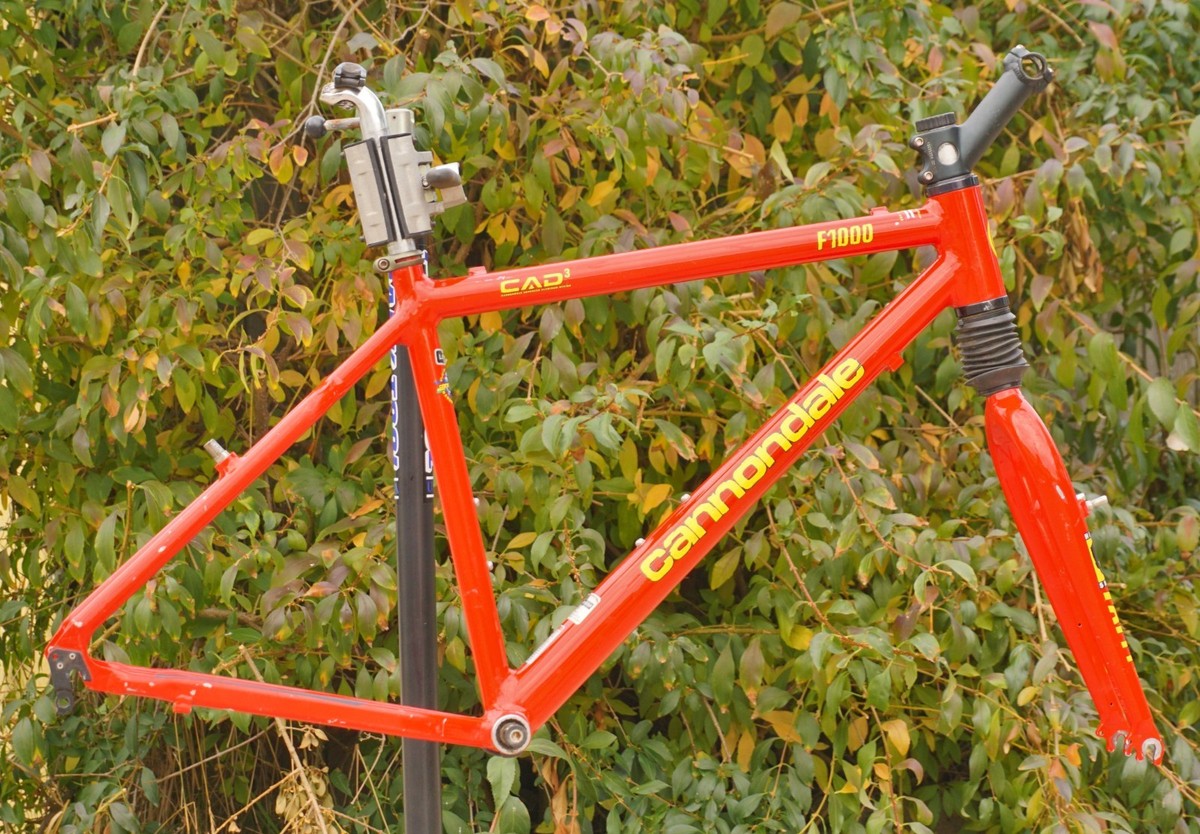 Vintage Cannondale F1000 Frameset Mountain Bike Frame Fork