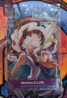 Monkey D Luffy 1st Anniversary Winner Promo Prize Card P-041 One