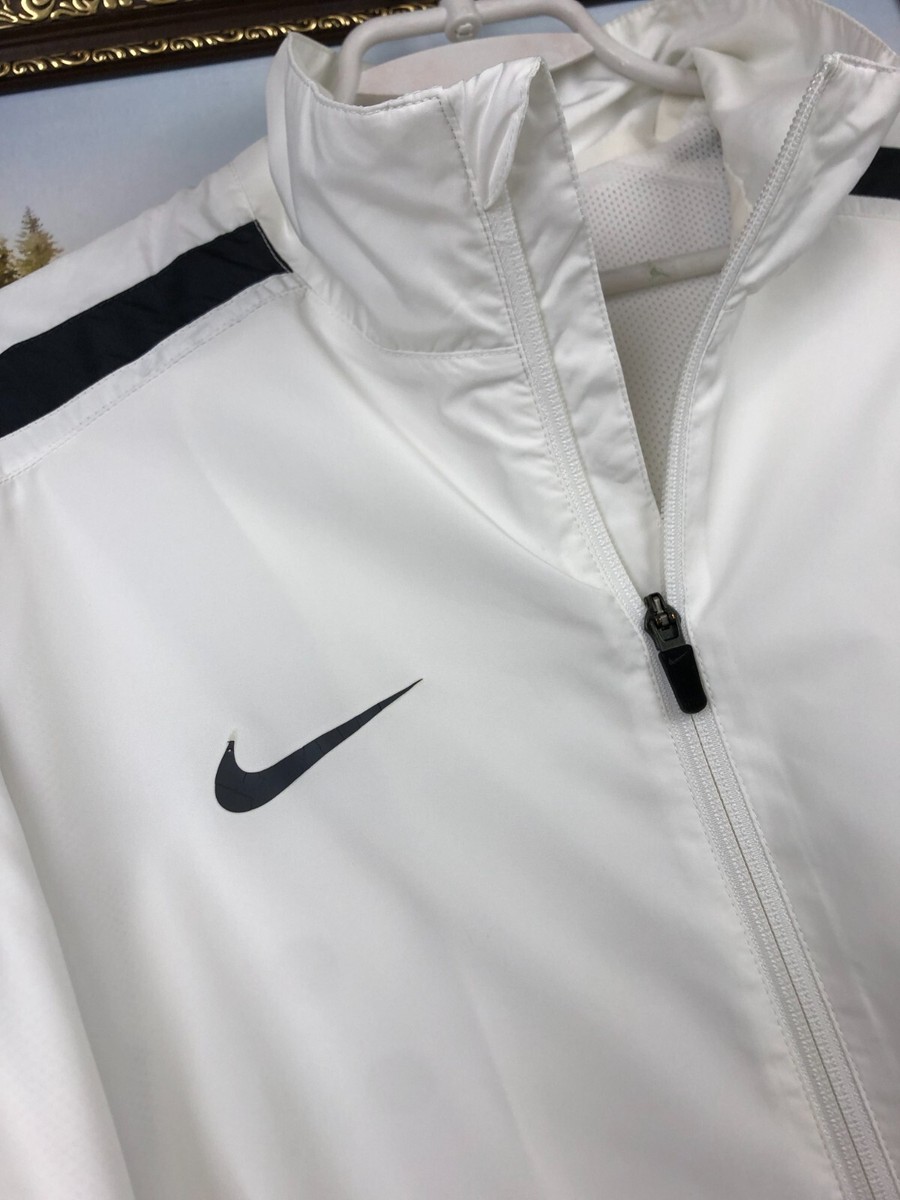 Vintage Nike Juventus Football Jacket Soccer Track Top Mens White
