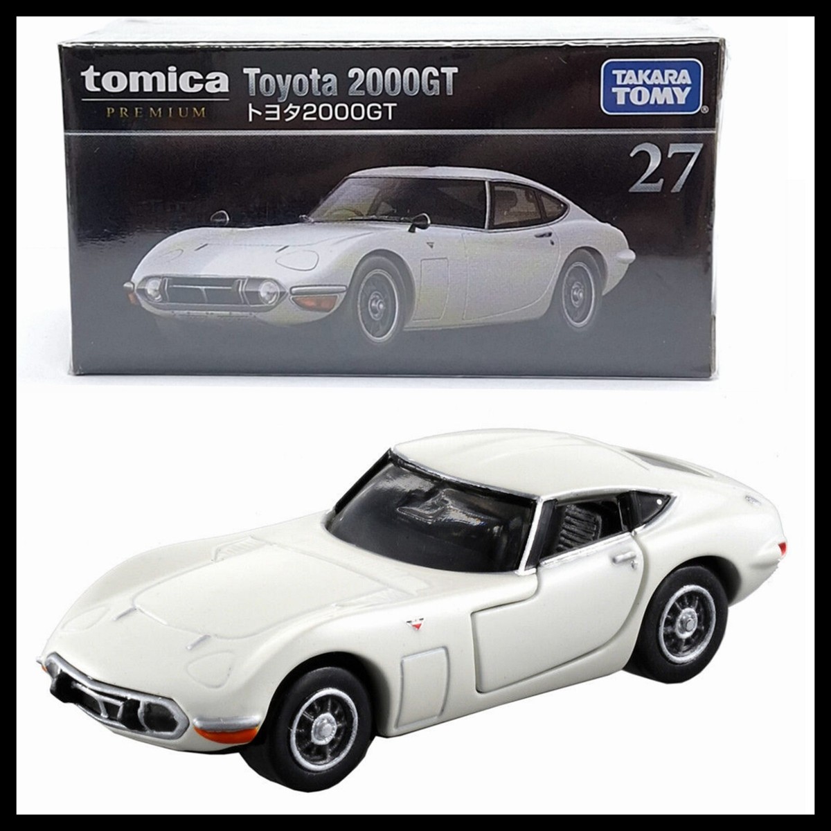 TOMICA PREMIUM 27 TOYOTA 2000GT 1/59 TOMY DIECAST CAR NEW WHITE | eBay