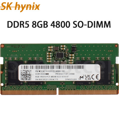 SK hynix 8GB 16GB 32GB DDR5 SO-DIMM 5600/4800 MHz Laptop Memory