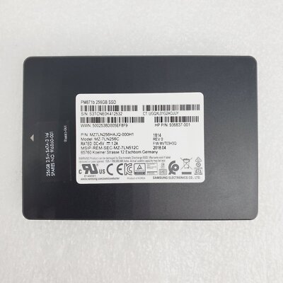 Samsung PM871B MZ-7LN256C MZ7LN256HAJQ-000H1 256GB 2.5