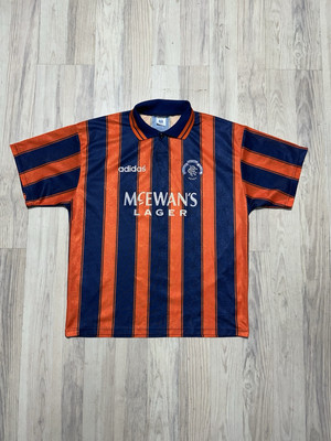 1993-1994 Glasgow Rangers FC Football Jersey Away Mcewan's Lager