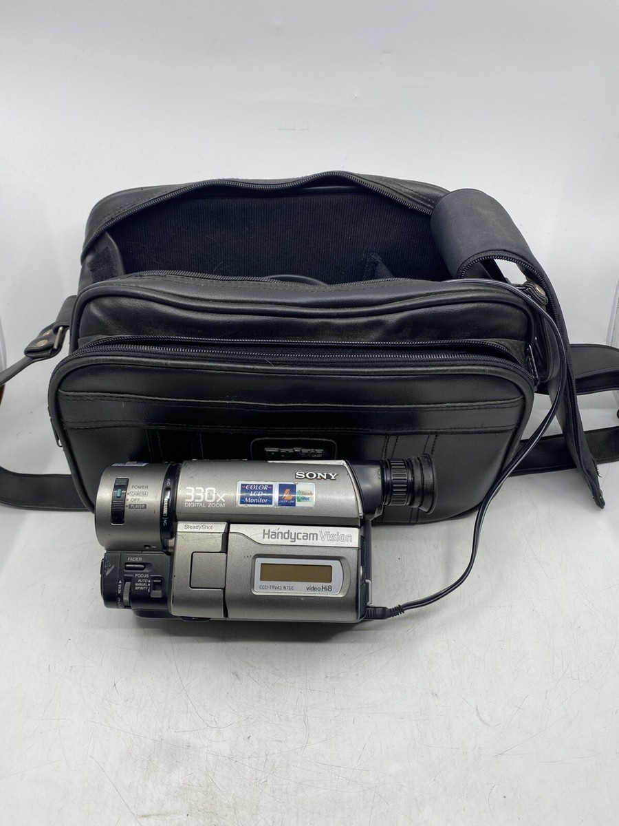 Used Sony Handycam CCD-TRV43 8mm Hi8 Analog NTSC Handheld