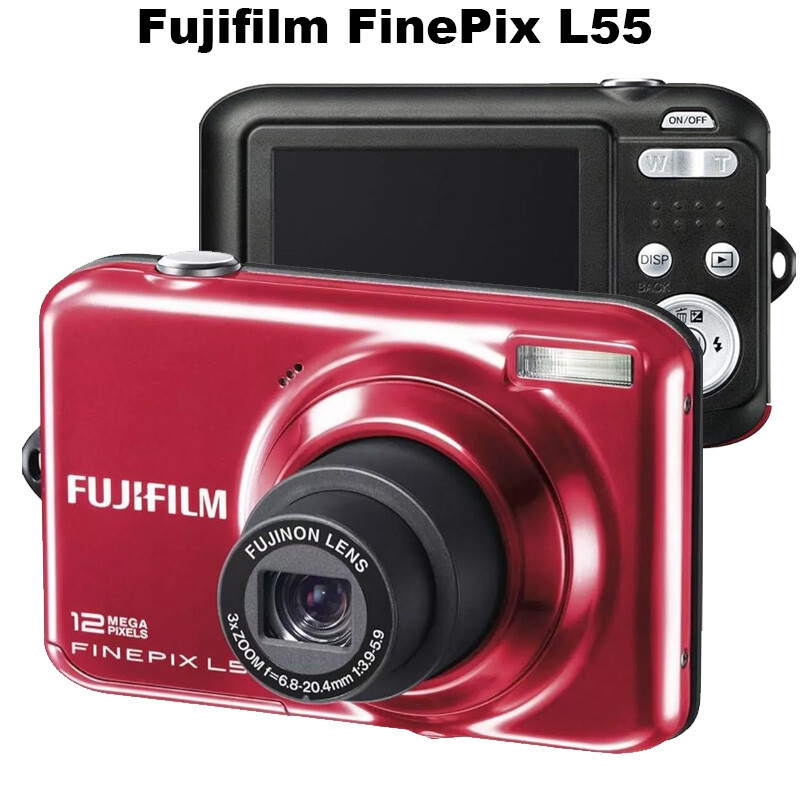 Fujifilm Digital Camera FinePix L55 12.0MP Red Tested | eBay