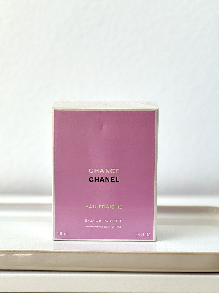 Chanel Chance Eau Fraiche Eau De Toilette Spray 3.4 Oz 100 Ml New
