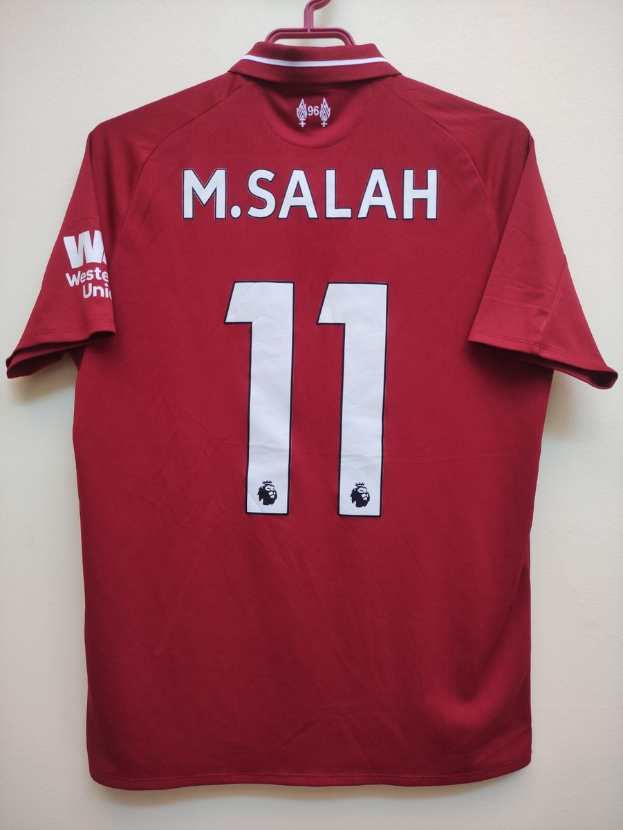 Liverpool 2018 2019 Home Shirt Mohamed Salah #11 Soccer Jersey New