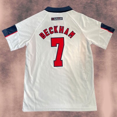 England 1998 National Team Youth Jersey - David Beckham Edition