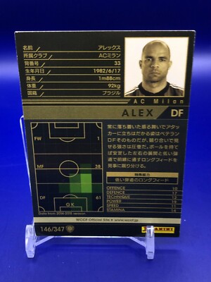Alex 146/347 Card WCCF Panini Japanese | eBay